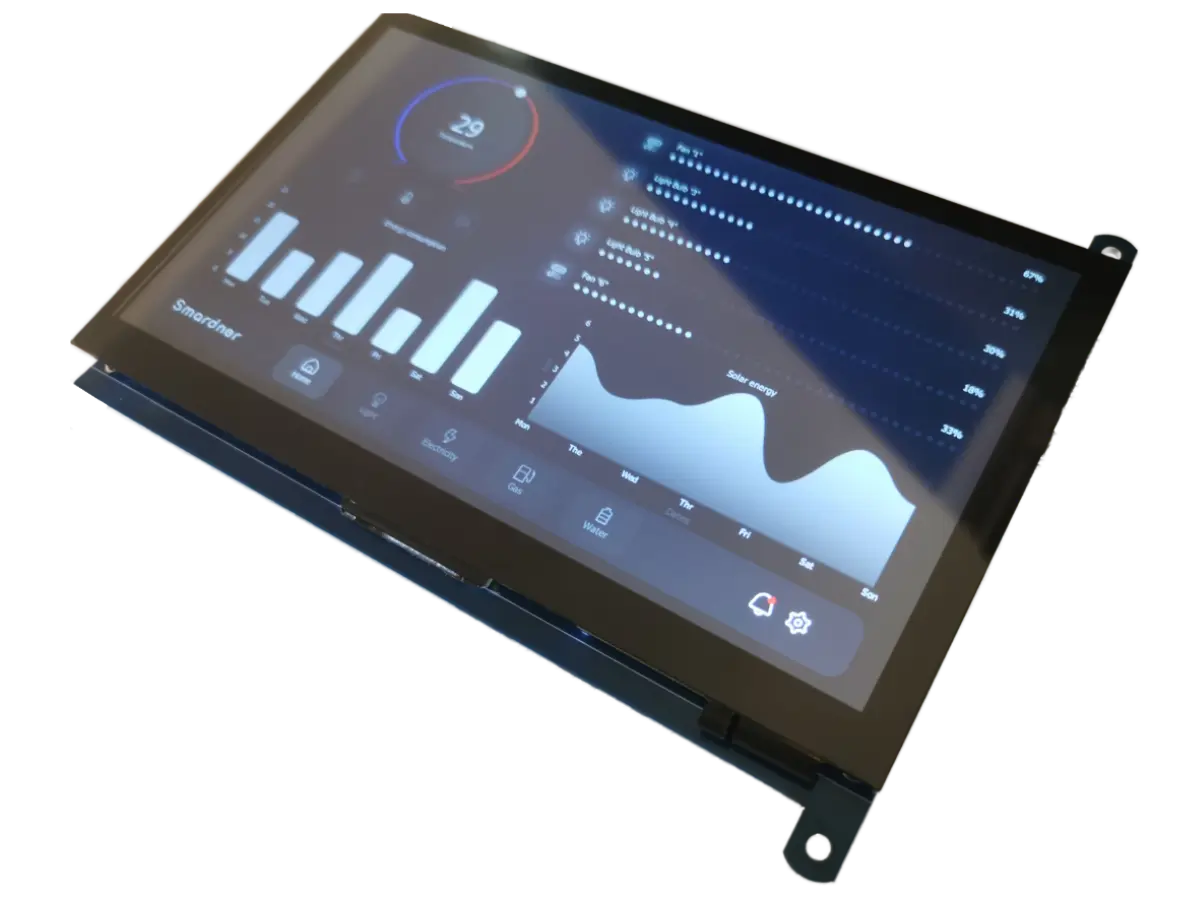 Smardner UI of prototype